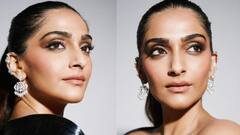 Sonam Kapoor Photos : கொள்ளை அடிக்கும் கண்கள்... கருப்பு உடையில் மிளிரும் பாலிவுட் நடிகை சோனம் கபூர்!