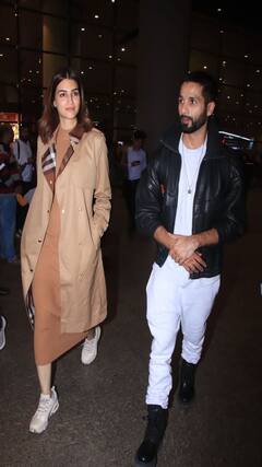 Kriti Sanon-Shahid Kapoor's Stylish Airport Look For Film's Promotions