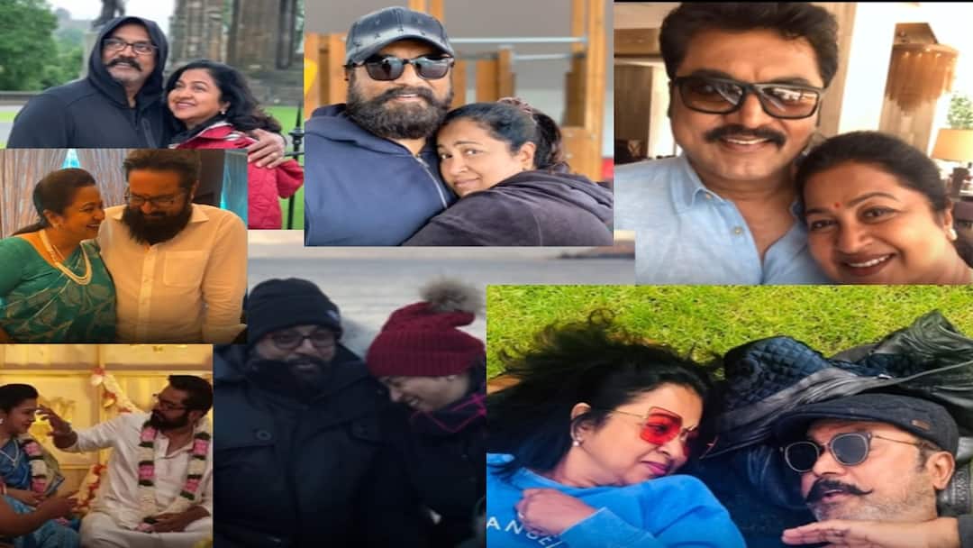 Watch video: ஒரே தொட்டியில் இரண்டு செடிகள்... சீன பழமொழியுடன் காதலை சொன்ன ராதிகா சரத்குமார் Sarathkumar and Radhika sarathkumar celebrates their 23 wedding anniversary Watch video: ஒரே தொட்டியில் இரண்டு செடிகள்... சீன பழமொழியுடன் காதலை சொன்ன ராதிகா சரத்குமார்