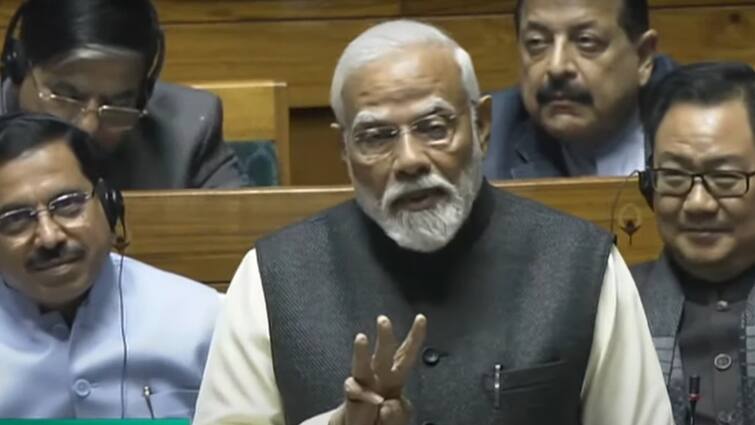 India Third Largest Economy Issue PM Modi Reply To Motion Of Thanks On President's Address Slams Congress तीसरे नंबर की अर्थव्‍यवस्‍था: 11 बनाम 5, 2044 पर 30 साल वाला तंज और ब्रह्मांड के सबसे बड़े अर्थशास्त्रियों को मोदी की गारंटी वाली चुनौती