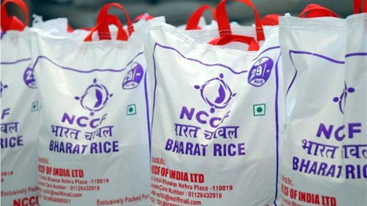 bharath rice enter the market from today kg at 29 rupees Bharat Rice: కిలో RS. 29కే వచ్చే  భారత్‌ రైస్‌ను ఇలా కొనుగోలు చేయండి