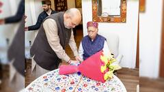 Amit Shah, JP Nadda, Venkaiah Naidu Meet Veteran BJP Leader LK Advani To Bharat Ratna