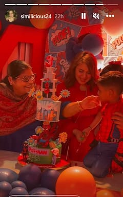 Kapil Sharma's Son Trishaan Turns Three; Check Out Pics From His Spiderman-Themed Birthday Celebration