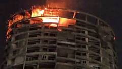 नवी मुंबई में बहुमंजिला बिल्डिंग के 27वें फ्लोर पर लगी आग, दिल दहला देने वाला वीडियो आया सामने