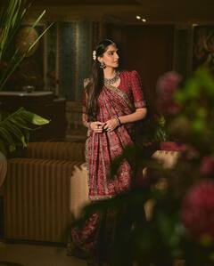sonam kapoor Photo: સોનમ કપૂરે તેની માતાની 35 વર્ષ જૂની સાડી પહેરી, તસવીરો પર ફેન્સ થયા ફિદા