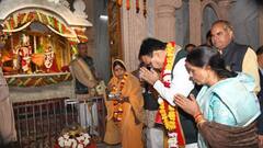 CM भजनलाल शर्मा बांके बिहारी मंदिर पहुंचे, भरतपुर में मुख्यमंत्री जनसुनवाई केंद्र का किया उद्घाटन