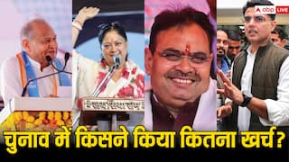 Rajasthan Politics: राजस्थान चुनाव में सीएम भजनलाल, अशोक गहलोत, सचिन पायलट और वसुंधरा राजे ने कितना किया खर्च?