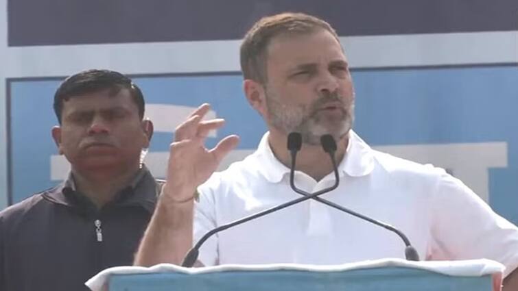 Nyay Yatra: Rahul Gandhi's big poll promise on 50% reservation cap if INDIA bloc voted to power Nyay Yatra: 'ઇન્ડિયા ગઠબંધન' સત્તામાં આવશે તો '50 ટકા અનામતની સીમા' ખતમ કરીશુંઃ રાહુલ ગાંધી