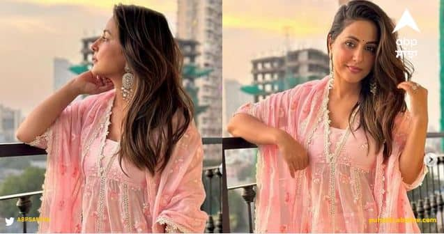 Hina Khan Pics: ਹਾਲ ਹੀ 'ਚ ਹਿਨਾ ਖਾਨ ਨੇ ਬਾਲਕੋਨੀ 'ਚ ਖੜ੍ਹ ਕੇ ਫੋਟੋਸ਼ੂਟ ਕਰਵਾਇਆ ਹੈ, ਜਿਸ 'ਚ ਉਹ ਕਾਫੀ ਖੂਬਸੂਰਤ ਲੱਗ ਰਹੀ ਹੈ।