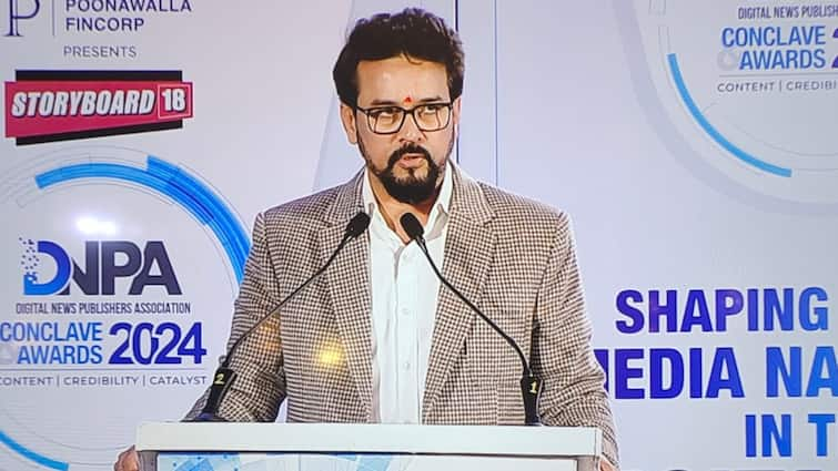 Anurag Thakur News Content Revenue Sharing With Big Tech Firms Centre Intervention DNPA Conclave 'Will Take Steps For Country's Welfare': Anurag Thakur On News Content Revenue Sharing With Big Tech Firms