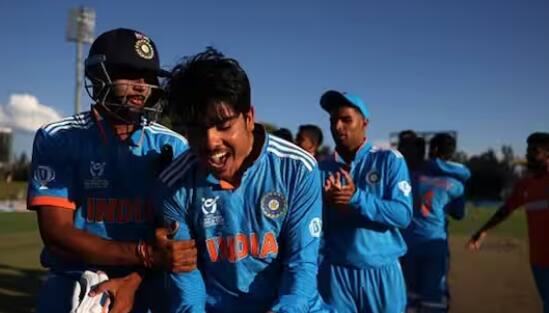 India defeated South Africa by two wickets to make the U-19 World Cup final for the ninth time IND vs SA: ਭਾਰਤ ਨੇ ਦੱਖਣੀ ਅਫਰੀਕਾ ਨੂੰ ਦੋ ਵਿਕਟਾਂ ਨਾਲ ਹਰਾ ਕੇ ਨੌਵੀਂ ਵਾਰ U-19 ਵਿਸ਼ਵ ਕੱਪ ਦੇ ਫਾਈਨਲ 'ਚ ਬਣਾਈ ਥਾਂ