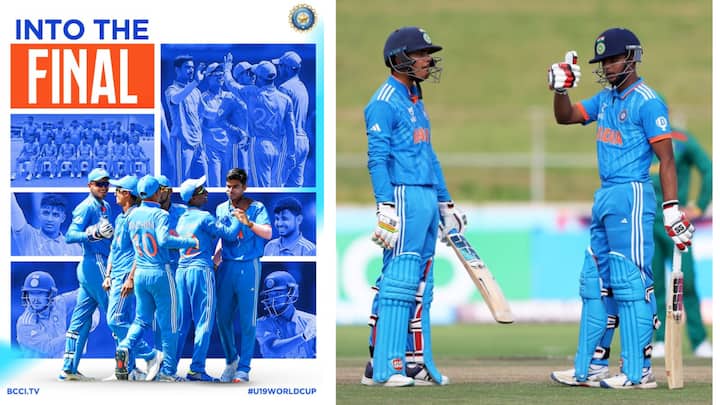 India vs South Africa  U19 World Cup semi final 2024 IND win by two wickets to reach final U-19 India Enters Final: అండర్‌ 19 ప్రపంచ కప్‌ ఫైనల్లోకి దూసుకెళ్లిన భారత్- మెరిసిన సచిన్, ఉదయ్