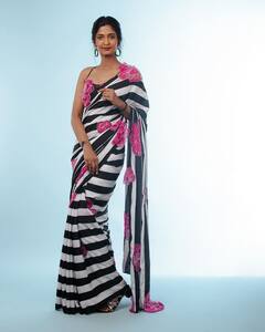 Keerthi Pandian Photos : டபுள் கலர் சேலையில் கலக்கும் கீர்த்தி பாண்டியன்!