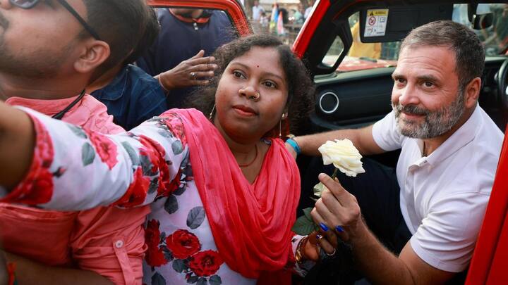 Congress leader Rahul Gandhi, as part of his Bharat Jodo Nyay Yatra, resumed activities in Odisha, alleging a political alliance between the BJP and BJD in the state.  (Image Source: Congress Media Cell)