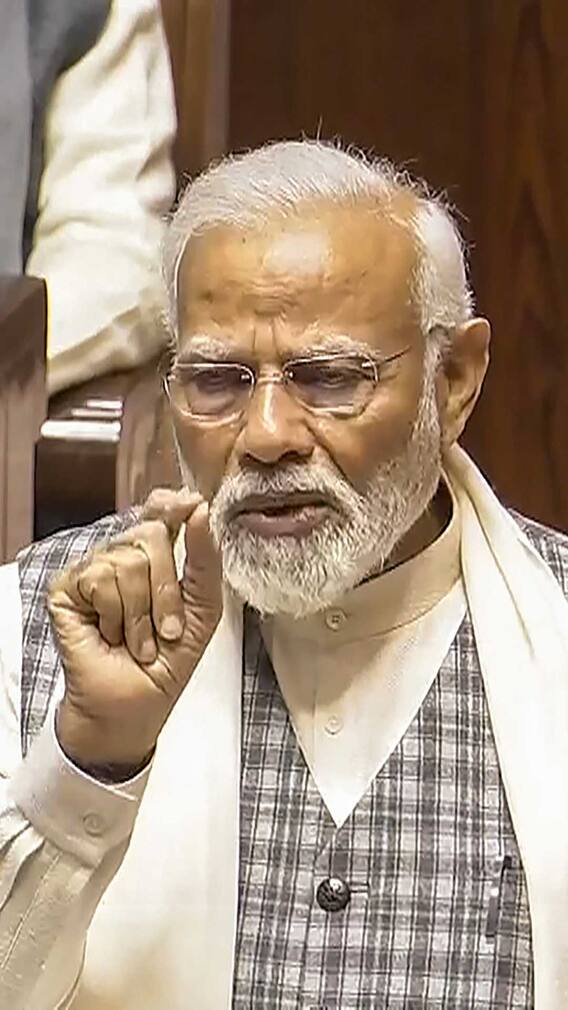 PM Modi Takes Aim At Congress As He Speaks In RS. Top Quotes