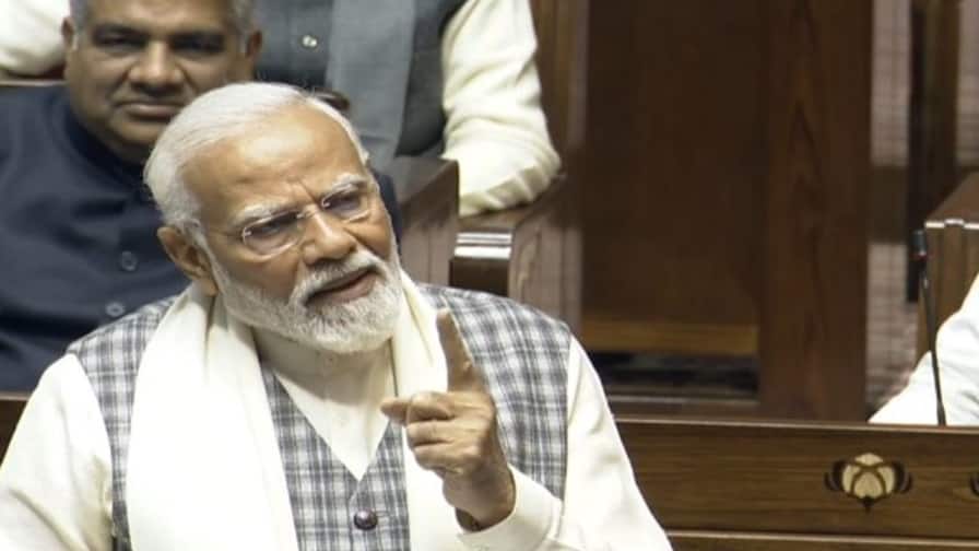 PM Modi in Rajya Sabha: કોંગ્રેસની ગુલામી માનસિકતા વિશ્વને ભારતના અવમૂલ્યન કરવા તરફ દોરી ગઈ, વાંચો પીએમ પીએમ મોદીના સંબોધનના મુખ્ય અંશો PM Modi Rajya Sabha Speech Highlights PM Modi said Congress said we sold PSUs and destroyed them I want to ask them who destroyed BSNL and MTNL PM Modi in Rajya Sabha: કોંગ્રેસની ગુલામી માનસિકતા વિશ્વને ભારતના અવમૂલ્યન કરવા તરફ દોરી ગઈ, વાંચો પીએમ પીએમ મોદીના સંબોધનના મુખ્ય અંશો