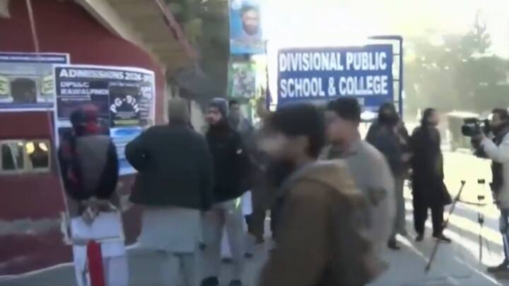 Voters arrive at a polling booth in Islamabad, as parliamentary general elections get underway in Pakistan. (Photo: X/ANI)