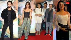 Teri Baaton Mein Aisa Uljha Jiya Screening: फिल्म की स्क्रीनिंग में पूरी फैमिली संग पहुंचे शाहिद कपूर, किलर लुक में दिखीं कृति सेनन, देखें तस्वीरें
