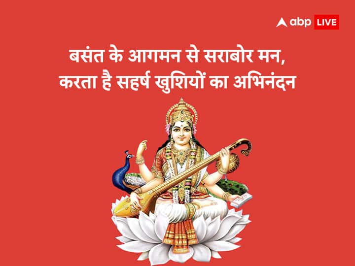 शारदायै नमस्तुभ्यं मम ह्दये प्रवेशनि, ,परीक्षायां उत्तीर्णं सर्व विषय नाम यथा - जो लोग  परीक्षा की तैयारी कर रहे हैं वह बसंत पंचमी के दिन इस मंत्र का 108 बार जाप करें. मान्यता है इससे स्मरण शक्ति तेज होती है.