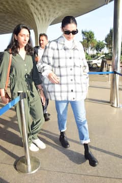 Deepika Padukone:दीपिका पदुकोण विमानतळावर स्पॉट झाली आहे, तिचा हा लूक पहा!