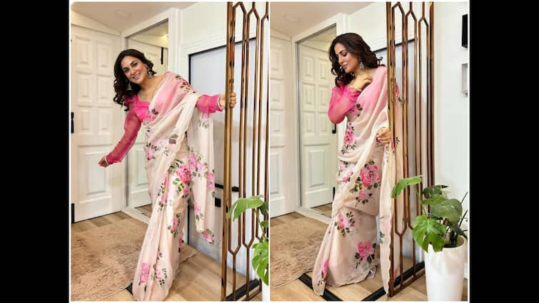 Shraddha Arya Channels Her Inner Barbie In A Pink Saree; SEE PICS