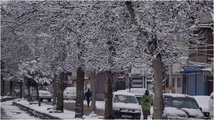 श्रीनगर, जम्मू, गुलमर्ग और बनिहाल में जनवरी का औसत न्यूनतम तापमान शून्य से 3.2 डिग्री सेल्सियस नीचे दर्ज किया गया.(फाइल फोटो)