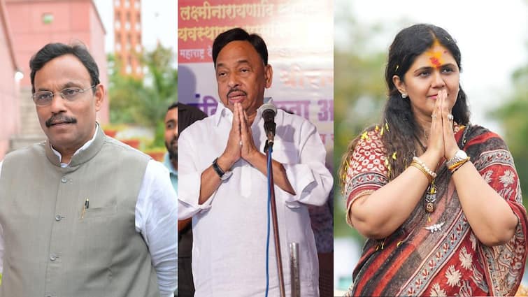 BJP Maharashtra Rajya Sabha Candidates List sent Delhi BJP Office Narayan Rane Vinod Tawde Pankaja Munde Vijaya Rahtkar Amrish Patel Madhav Bhandari Chitra Wagh Harsh Vardhan Patil Sanjay Upadhyay marathi news राज्यसभेसाठी भाजपच्या 'या' नेत्यांच्या नावाची यादी दिल्लीत पोहचली; लवकरच अंतिम निर्णय