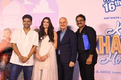 A Glimpse Of Saiee M Manjrekar And Guru Randhawa At The Trailer Launch Of 'Kuch Khattaa Ho Jaay'