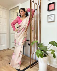 Shraddha Arya Channels Her Inner Barbie In A Pink Saree; SEE PICS