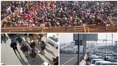 IN PICS: Delhi Roads Choked As UP Farmers March To Parliament