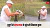 मगरमच्छ के मुंह से कुत्ते को बचाने दौड़ पड़ा बुजुर्ग, मुंह में लगा रहा सिगार, वीडियो देख लोग बोले 'लीजेंड है भाई'