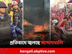ফের জ্বলল আগুন, আগ্নেয়াস্ত্র নিয়ে দাপাদাপি সন্দেশখালিতে