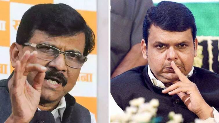 sanjay Raut sharp attack on devendra fadnavis do not forget Maharashtrians are living a dog's life under your regime Sanjay Raut on Devendra Fadnavis : फडणवीस साहेब, विसरू नका, तुमच्या राजवटीत महाराष्ट्रीयन कुत्र्याचे जीवन जगत आहे; संजय राऊतांचा बोचरा वार