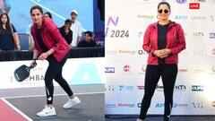 Sania Mirza Pics: तलाक के बाद पहली बार टेनिस कोर्ट में दिखीं सानिया मिर्जा, चेहरे पर मुस्कान लिए यूं दिए पैपराजी को पोज