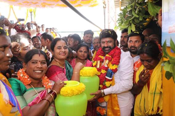 Nandamuri Balakrishna at Hindupur | హిందూపురంలో పర్యటిస్తున్న ఎమ్మెల్యే బాలకృష్ణ | ABP Desam