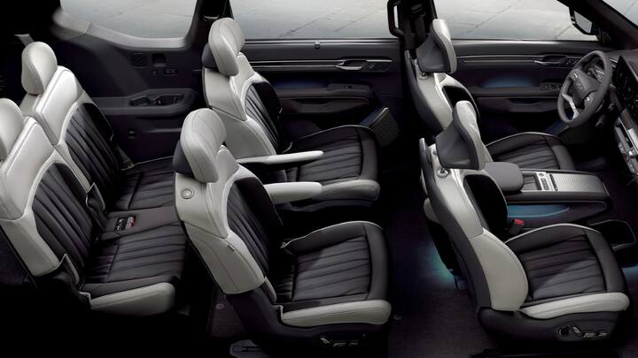 Being available with either a 6 or a 7 seater configuration, the EV9 is also pushing near 3 tonnes due to its size plus the battery/motors weight. (Photo: Somnath Chatterjee)