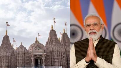 UAE’s first BAPS Hindu temple to be inaugurated by PM Modi on February 14 UAEs Hindu Temple: பிரதமர் மோடி திறந்து வைக்கும் இந்து கோயில்! அபுதாபியில் ஏற்பாடுகள் மும்முரம்!