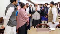 PM Modi's Surprise Lunch With MPs At Parliament Canteen — IN PICS