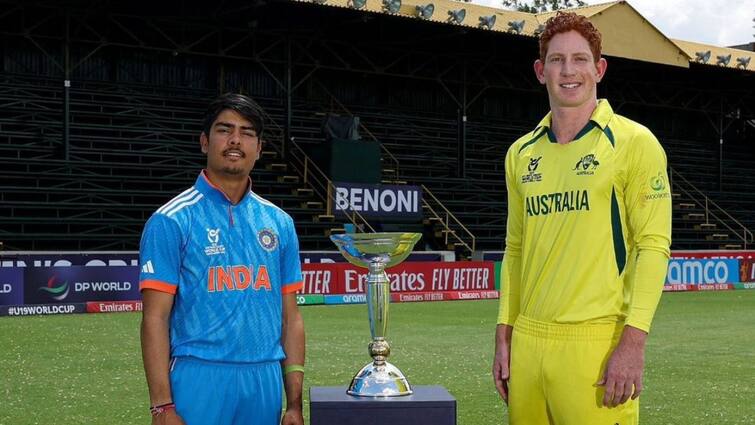 IND vs AUS U19 Final U 19 world cup 2024 uday saharan VS hugh weibgen Sports News Marathi news IND vs AUS U19 Final : भारत ऑस्ट्रेलियाशी पुन्हा एका वर्ल्डकप फायनलमध्ये भिडणार, 'उदय ब्रिगेड'कडे जुना वचपा काढण्याची संधी