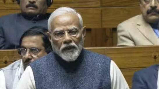 pm-modi-speech-in-lok-sabha-on-last-day-of-budget-session-ram-mandir-new-parliament Budget Session: '17ਵੀਂ ਲੋਕ ਸਭਾ ਨੇ ਬਣਾਏ ਨਵੇਂ ਮਾਪਦੰਡ, ਖ਼ਤਮ ਕੀਤਾ ਕਈ ਪੀੜ੍ਹੀਆਂ ਦਾ ਇੰਤਜ਼ਾਰ', ਸਦਨ 'ਚ ਚਰਚਾ ਦੌਰਾਨ ਬੋਲੇ ਪੀਐਮ ਮੋਦੀ