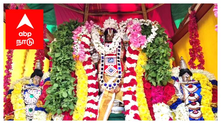 Mayiladuthurai Vanamutti Perumal temple pilgrimage was held - TNN 1500 ஆண்டுகள் பழமையான வானமுட்டி பெருமாள் ஆலய  திருத்தேரோட்டம் - திரளான பக்தர்கள் வடம் பிடிப்பு