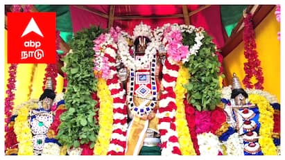 Mayiladuthurai Vanamutti Perumal temple pilgrimage was held - TNN 1500 ஆண்டுகள் பழமையான வானமுட்டி பெருமாள் ஆலய  திருத்தேரோட்டம் - திரளான பக்தர்கள் வடம் பிடிப்பு