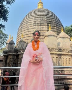Nia Sharma Seeks Blessings At Kamakhya Temple, Shares Glimpses On Instagram