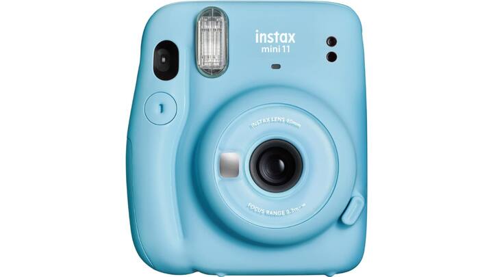 Fujifilm Instax Mini 11 [Price: 5,499]: The Instax Mini 11 provides vibrant colors and user-friendly features for enjoyable instant photography. With a high-performance flash, it's perfect for selfies and close-ups. The compact design is ideal for on-the-go moments, and it produces high-quality prints using Instax Mini Film, making it great for sharing. Customisable with accessories, it enhances both style and functionality for photography enthusiasts. (Image Source: Fujifilm)