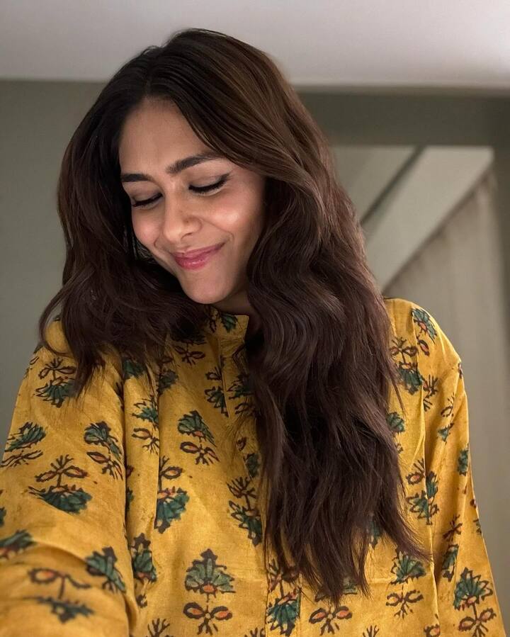 వరుస హిట్లను తన ఖాతాలో వేసుకుంటున్న మృణాల్ ప్రస్తుతం ఫ్యామిలీతో టైమ్ స్పెండ్ చేస్తుంది. వాటిని ఇన్​స్టాలో షేర్ చేసి వైఫై వీక్​గా ఉంటే వైబ్స్ స్ట్రాంగ్​గా ఉంటాయని చెప్పింది. (Images Source : Instagram/mrunalthakur)