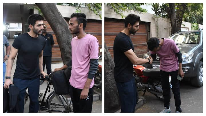 A fan of Kartik Aaryan cycled 1000km from Jhansi to Mumbai to meet his favourite actor.