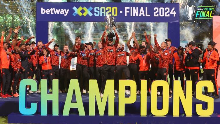 SA20 Sunrisers eastern cape beat durban super giants in final win title for second time aiden markram सनराइजर्स ईस्टर्न केप ने लगातार दूसरी बार जीता SAT20 का खिताब, फाइनल में डरबन सुपर जायंट्स को हराकर बनी चैंपियन