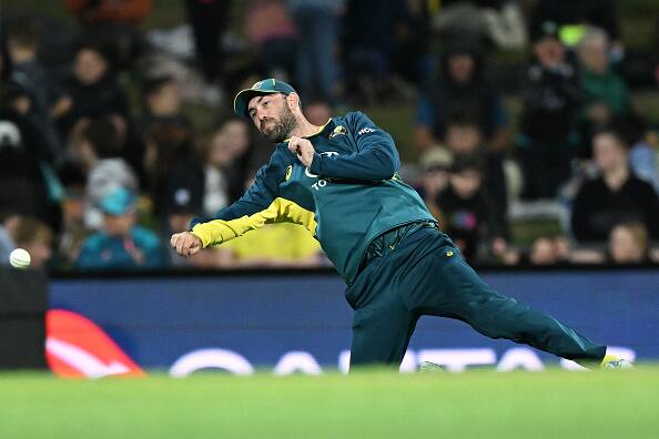 Glenn Maxwell's batting heroics helped Australia post  241/4 in 20 overs - their highest total vs West Indies in T20Is.