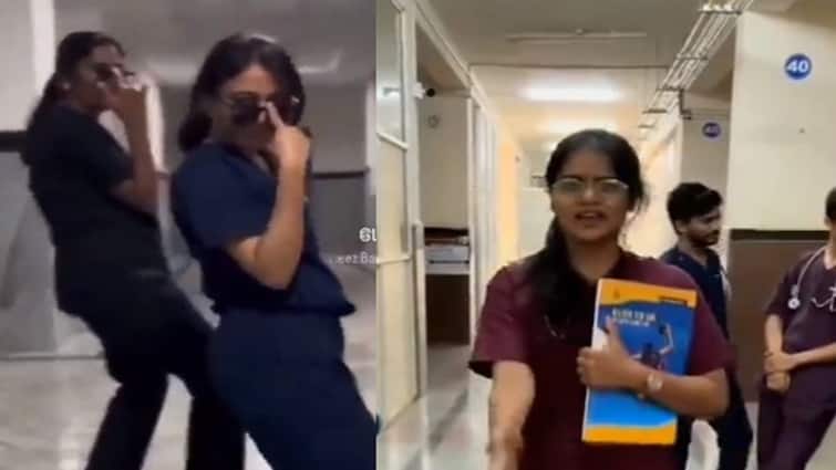 Watch Video: 38 medical students suspended for shoots reels in hospital premised and goes viral હોસ્પિટલમાં રીલ્સ બનાવવાનું પડ્યું ભારે, 38 સ્ટુડન્ટ્સ મેડિકલ કોલેજમાંથી કરાયા સસ્પેન્ડ, જુઓ વીડિયો