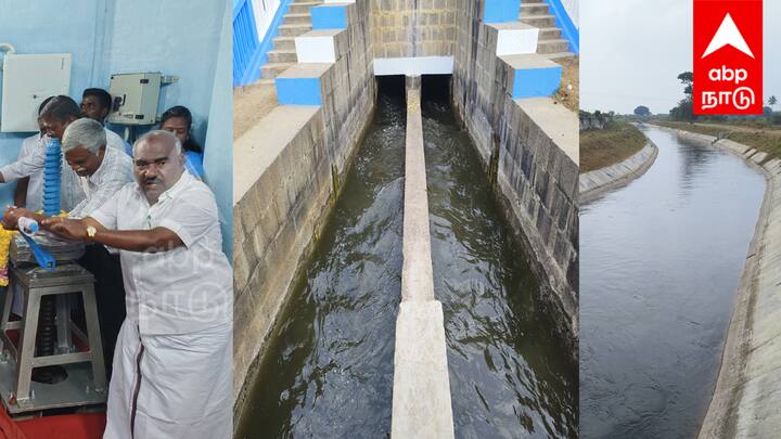 Veedur Dam Release of water  for irrigation Irrigation facility for 3200 acres of agricultural land - TNN Veedur Dam: வீடூர் அணையிலிருந்து பாசனத்திற்காக நீர் திறப்பு; 3200 ஏக்கர் விவசாய நிலங்களுக்கு பாசன வசதி